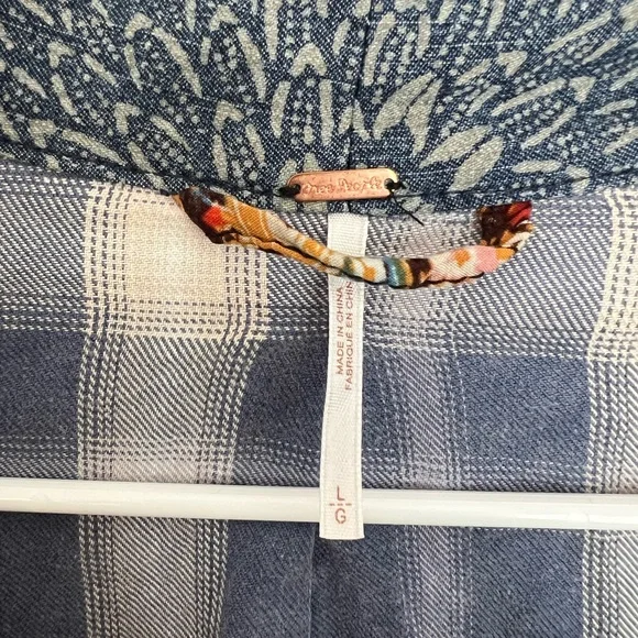 RARE Free People Songbird Patchwork Kimono Duster - Picture 7 of 7